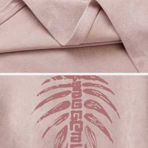 Concert Outfit Spine Skeleton Print Tee