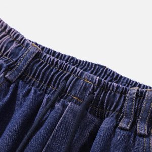 Concert Outfit Splash Ink Washed Loose Jeans