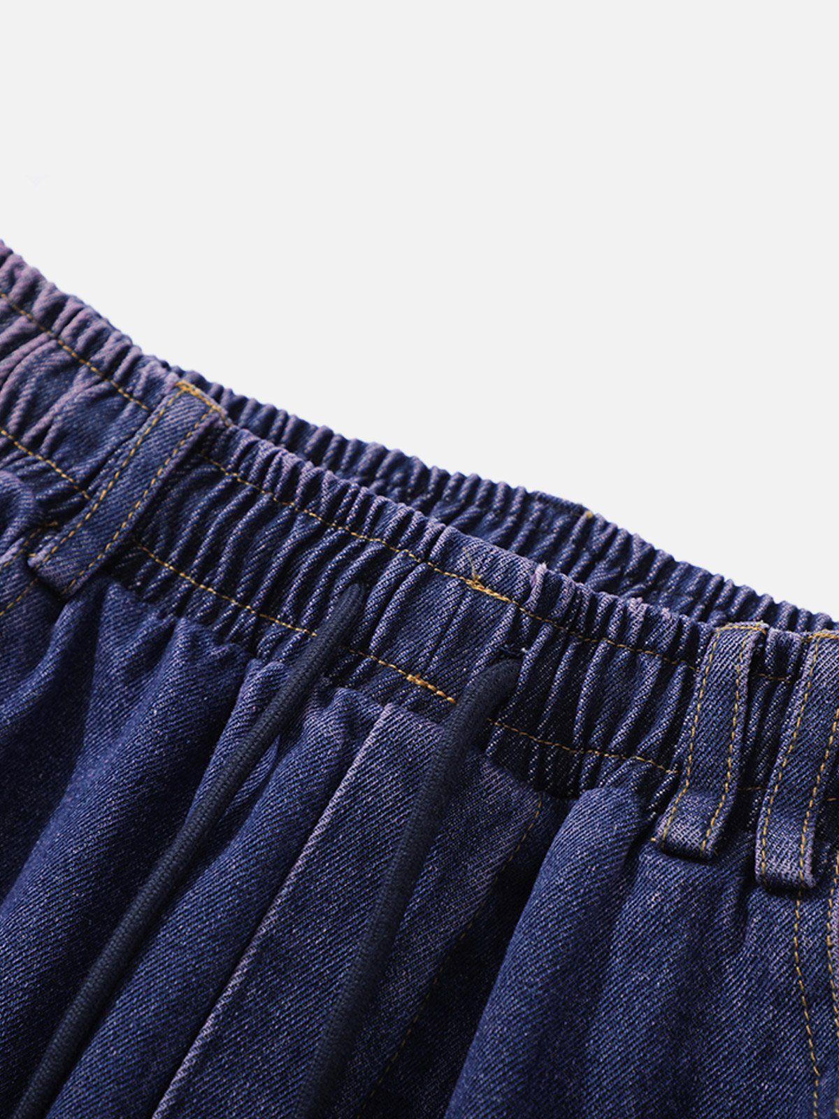 Concert Outfit Splash Ink Washed Loose Jeans Concert Outfit Splash Ink Washed Loose Jeans