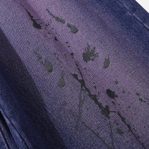 Concert Outfit Splash Ink Washed Loose Jeans