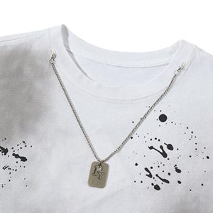 Concert Outfit Splatter Paint Necklace Vest