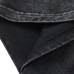 Concert Outfit Split Raw Edge Short Sleeve T-Shirt