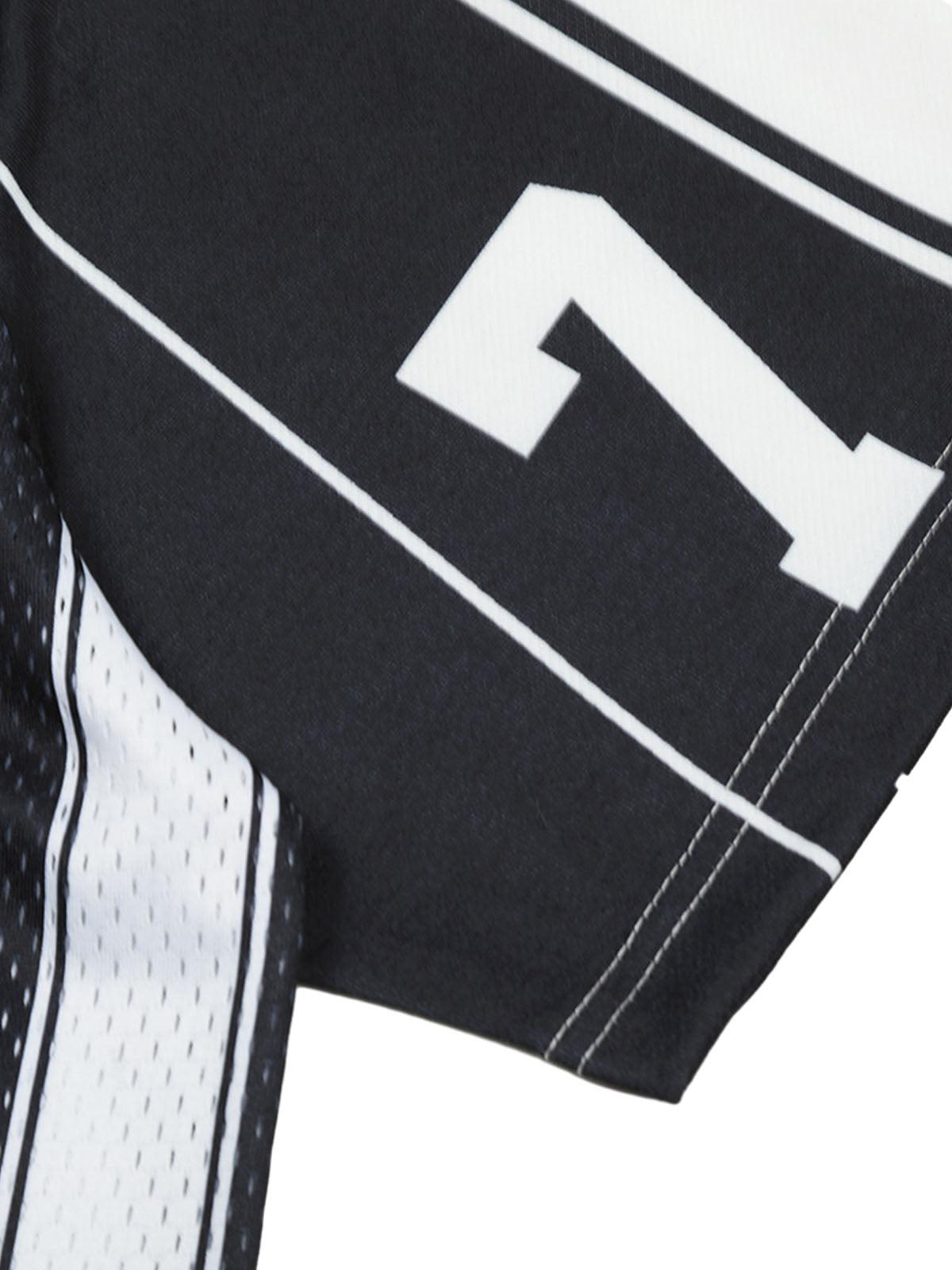 Concert Outfit Sports Letter Stripe Print Jersey T-Shirt Concert Outfit Sports Letter Stripe Print Jersey T-Shirt