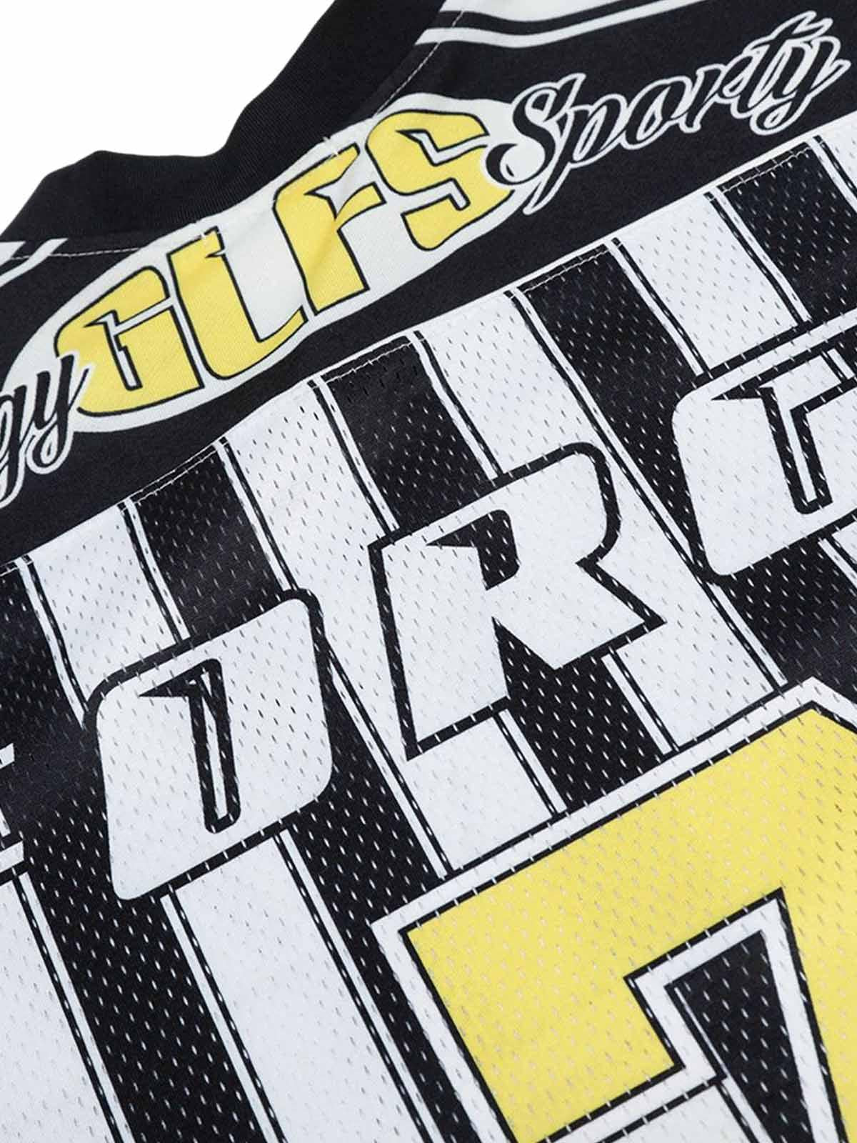 Concert Outfit Sports Letter Stripe Print Jersey T-Shirt Concert Outfit Sports Letter Stripe Print Jersey T-Shirt