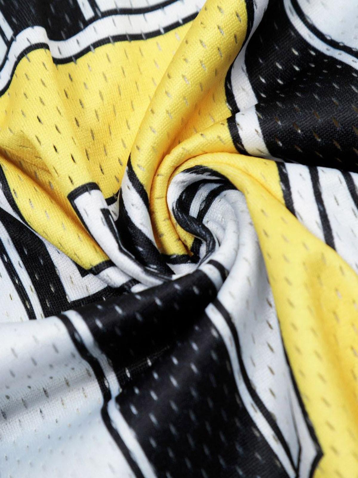 Concert Outfit Sports Letter Stripe Print Jersey T-Shirt Concert Outfit Sports Letter Stripe Print Jersey T-Shirt