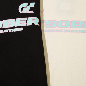 Concert Outfit Sports Style Color-Blocked Splicing T-Shirt