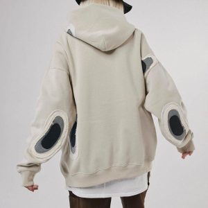 Concert Outfit Spot Patchwork Hoodie