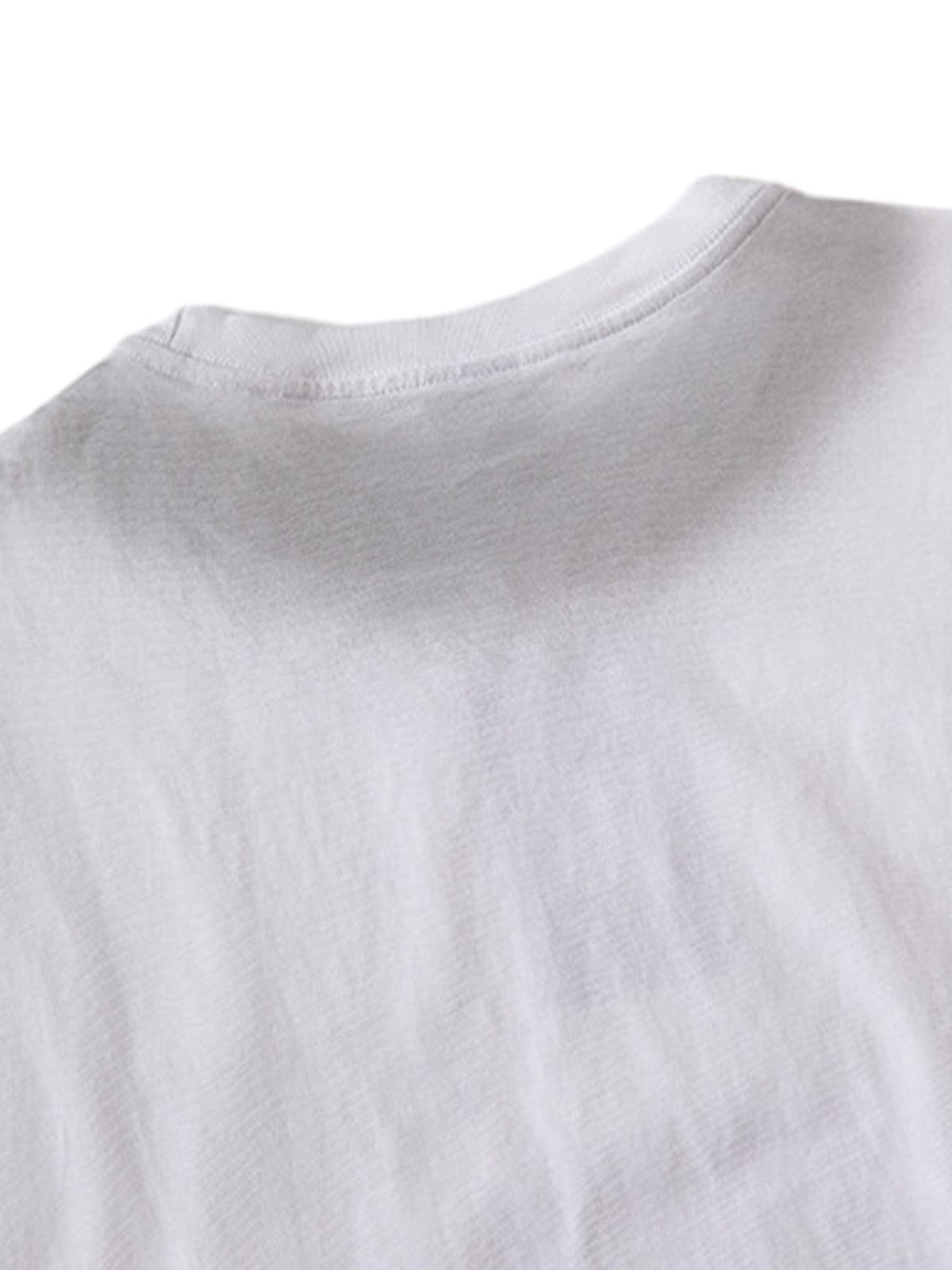 Concert Outfit Spray- Painted Letter Print Necklace Vest Concert Outfit Spray- Painted Letter Print Necklace Vest