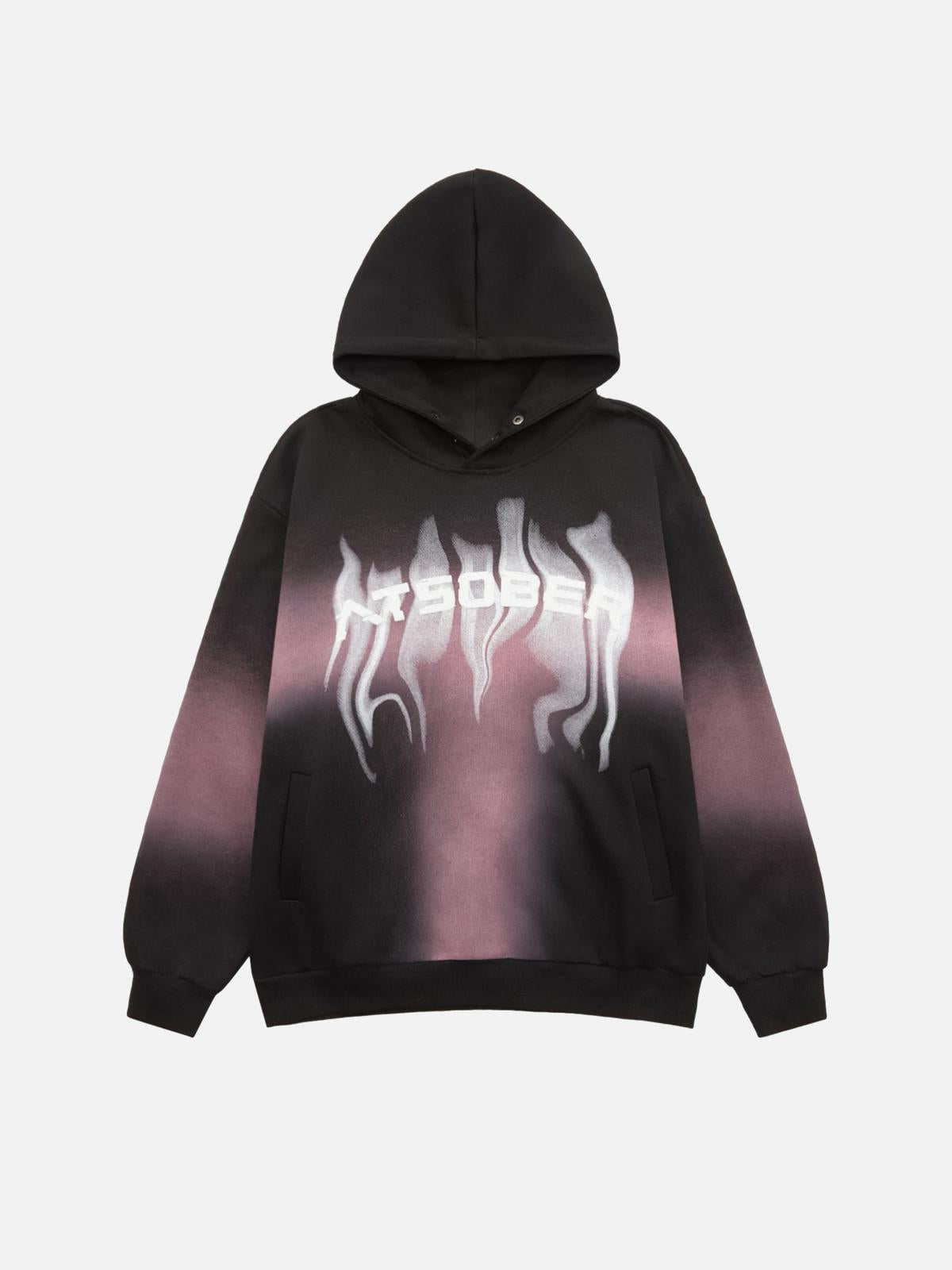 Concert Outfit Spray Smoke Gradient Hoodie Concert Outfit Spray Smoke Gradient Hoodie