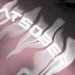 Concert Outfit Spray Smoke Gradient Hoodie