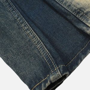 Concert Outfit Sprayed Gradient Wide Leg Jeans