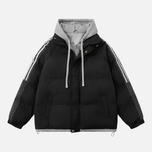 Concert Outfit Spring Duo Tone Coat