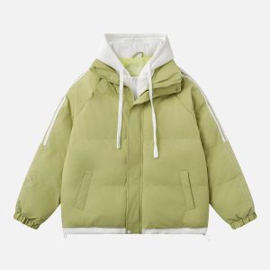 Concert Outfit Spring Duo Tone Coat