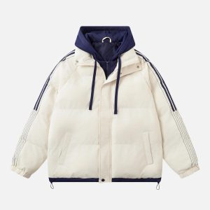 Concert Outfit Spring Duo Tone Coat