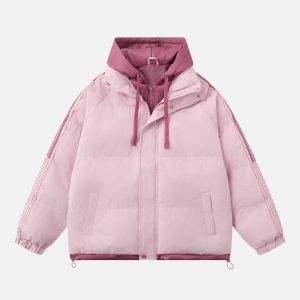 Concert Outfit Spring Duo Tone Coat