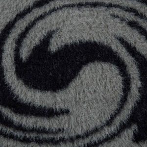 Concert Outfit Stand Collar Striped Zip Up Fleece Sweater