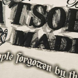 Concert Outfit Star Chain Butterfly Long Sleeve T-Shirt