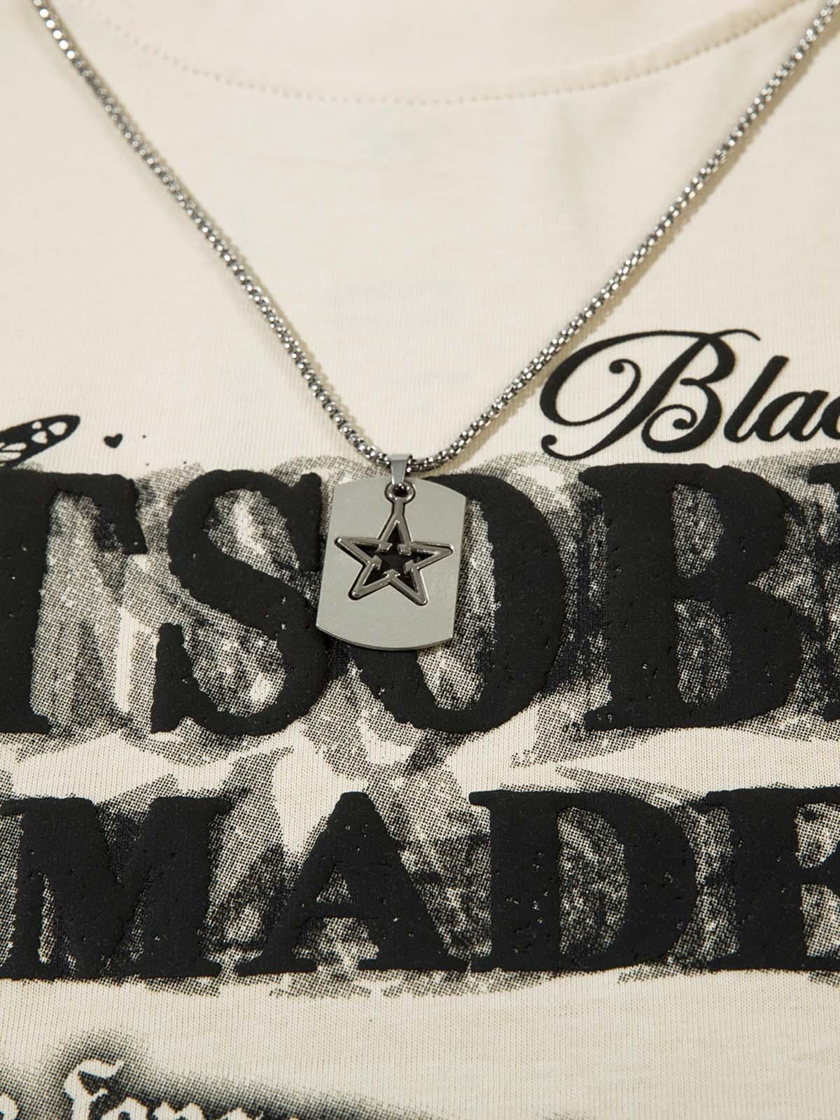 Concert Outfit Star Chain Butterfly Long Sleeve T-Shirt Concert Outfit Star Chain Butterfly Long Sleeve T-Shirt