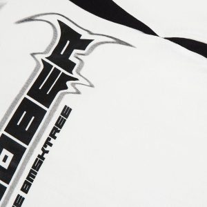 Concert Outfit Star Color-Blocking Long Sleeve Quarter Zipper Shirt