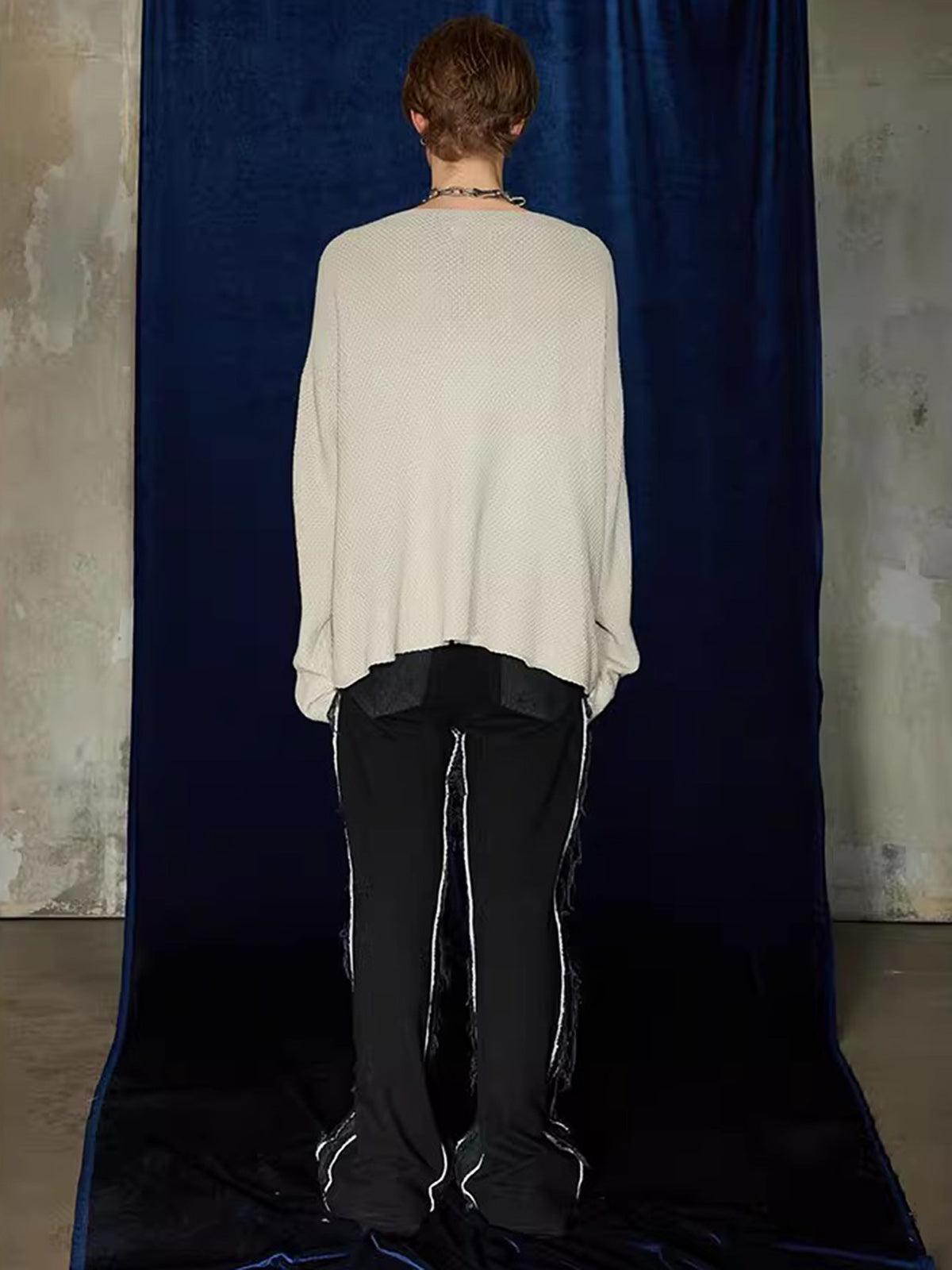 Concert Outfit Star Cutout Boatneck Sweater Concert Outfit Star Cutout Boatneck Sweater