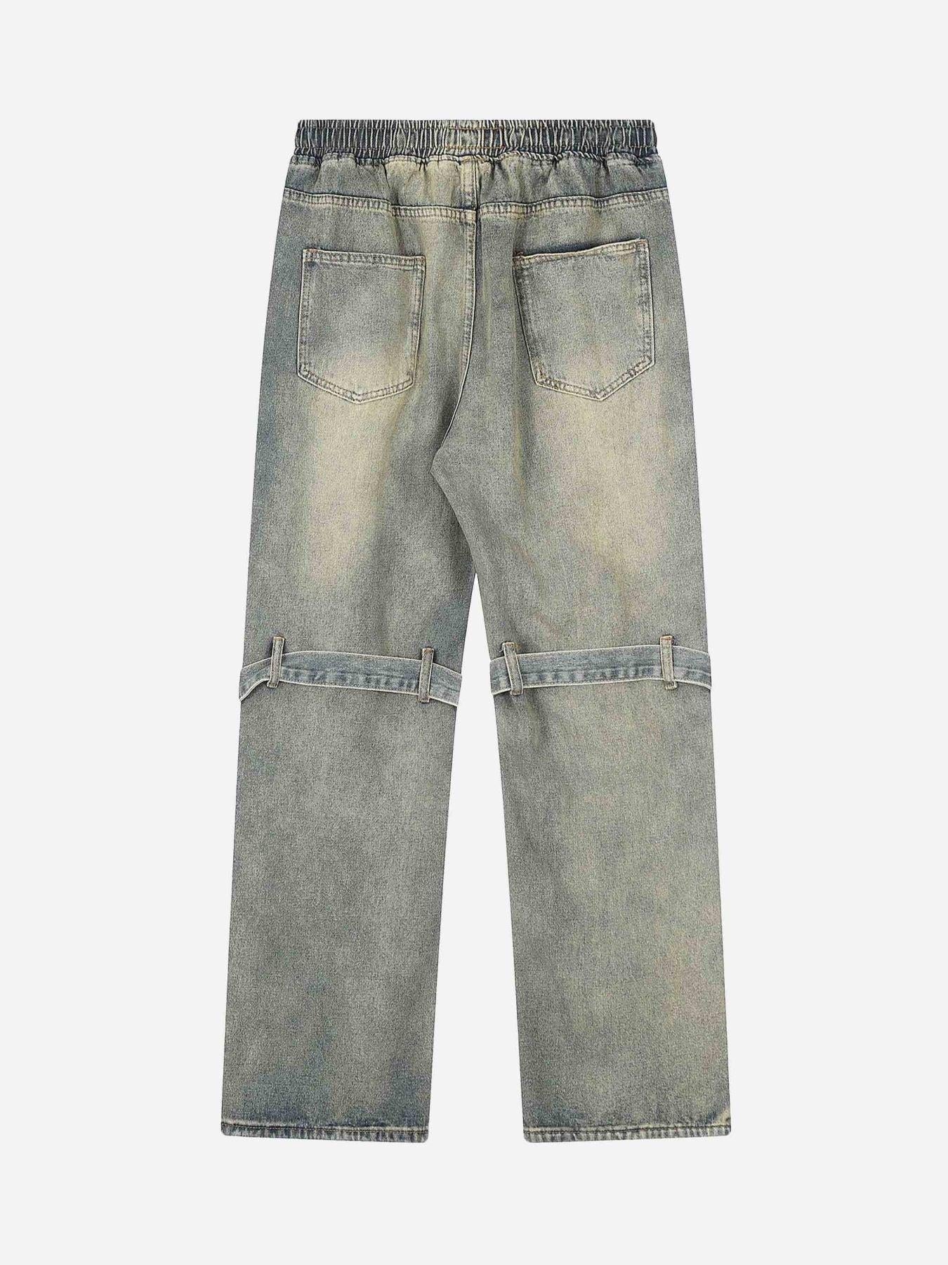 Concert Outfit Star Embroidered Elastic Waist Jeans Concert Outfit Star Embroidered Elastic Waist Jeans