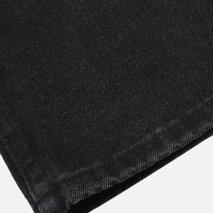 Concert Outfit Star Embroidered Elastic Waist Jeans