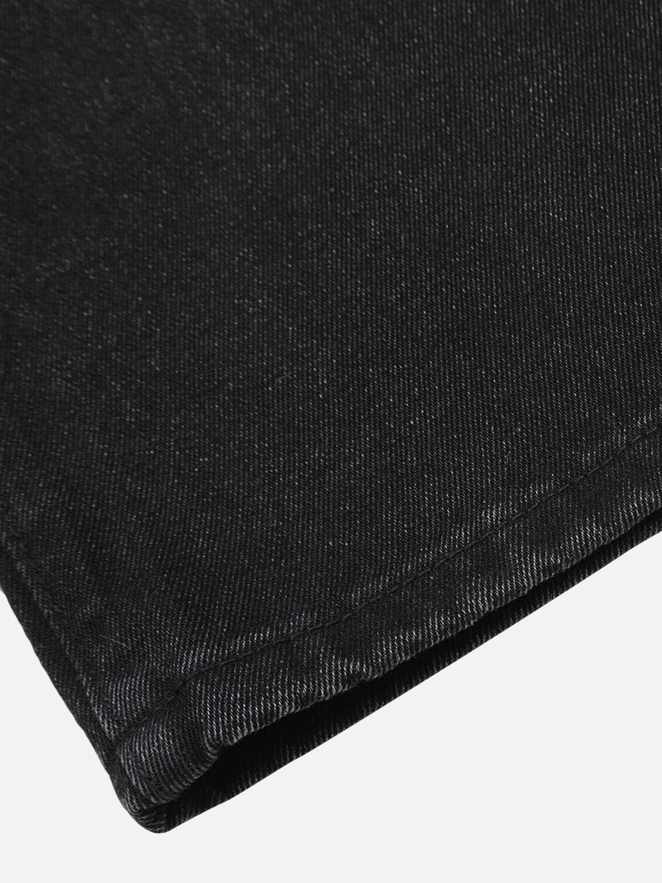 Concert Outfit Star Embroidered Elastic Waist Jeans Concert Outfit Star Embroidered Elastic Waist Jeans