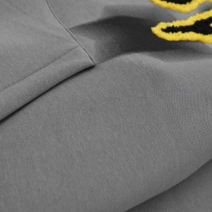 Concert Outfit Star Embroidered Hooded Sweatshirt