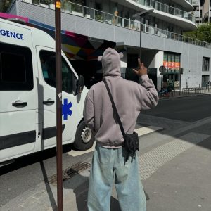 Concert Outfit Star Embroidered Hooded Sweatshirt