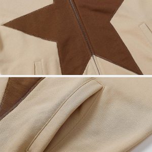 Concert Outfit Star Graphic Print Hoodie