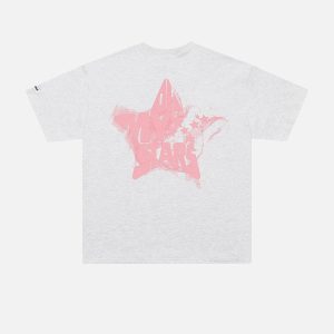 Concert Outfit Star Letter Print Tee