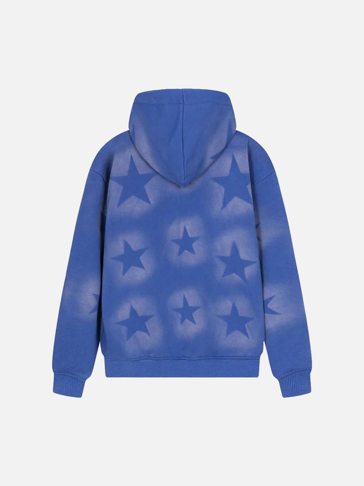Concert Outfit Star Letter Print Zipper Hoodie Jacket Concert Outfit Star Letter Print Zipper Hoodie Jacket