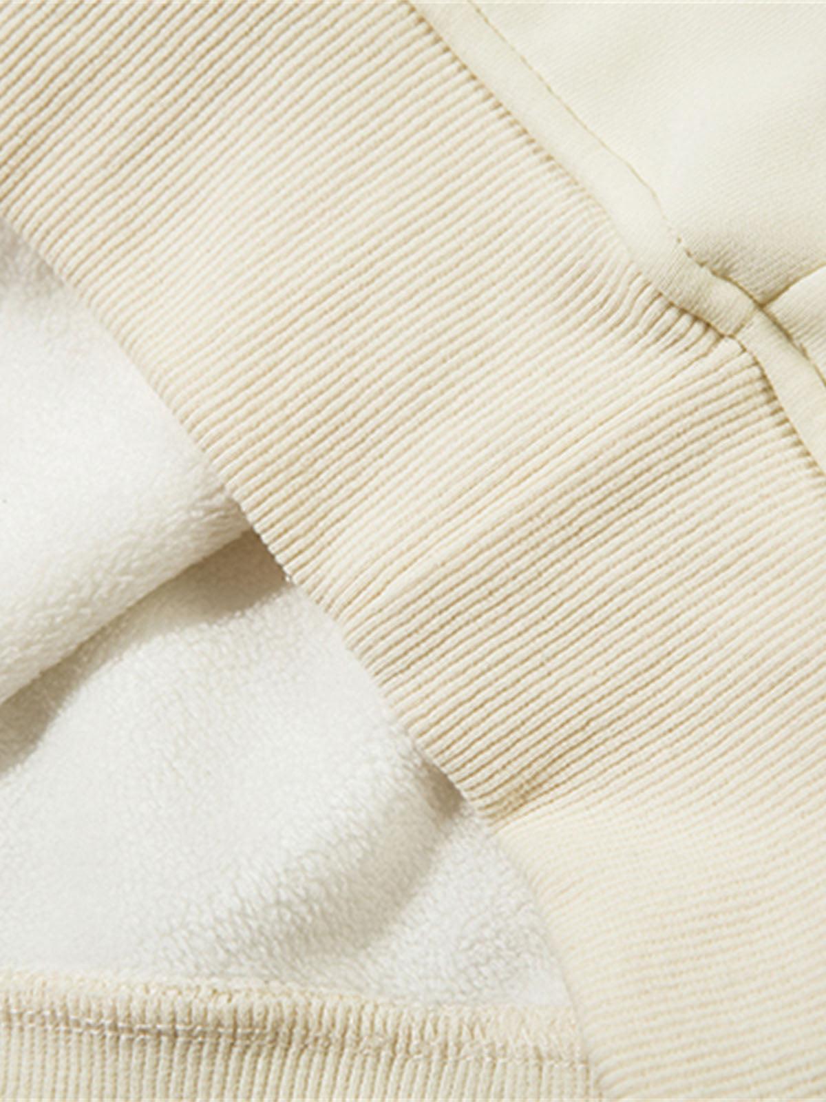 Concert Outfit Star Patch Embroidered Hooded Fleece Sweatshirt Concert Outfit Star Patch Embroidered Hooded Fleece Sweatshirt