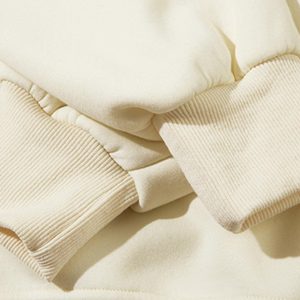 Concert Outfit Star Patch Embroidered Hooded Fleece Sweatshirt