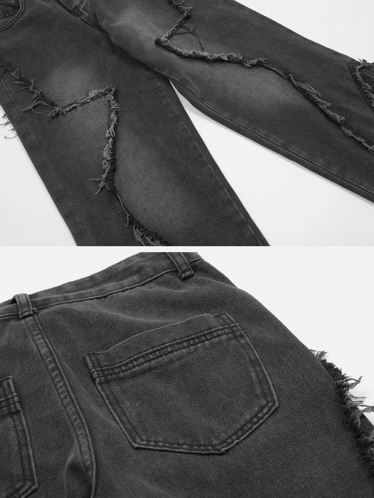 Concert Outfit Star Patchwork Jeans Concert Outfit Star Patchwork Jeans