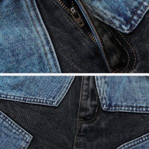 Concert Outfit Star Patchwork Jorts