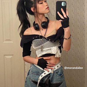 Concert Outfit Star Patchwork Jorts