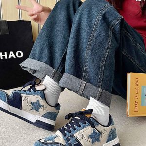 Concert Outfit Star Peplum Slip-On Shoes