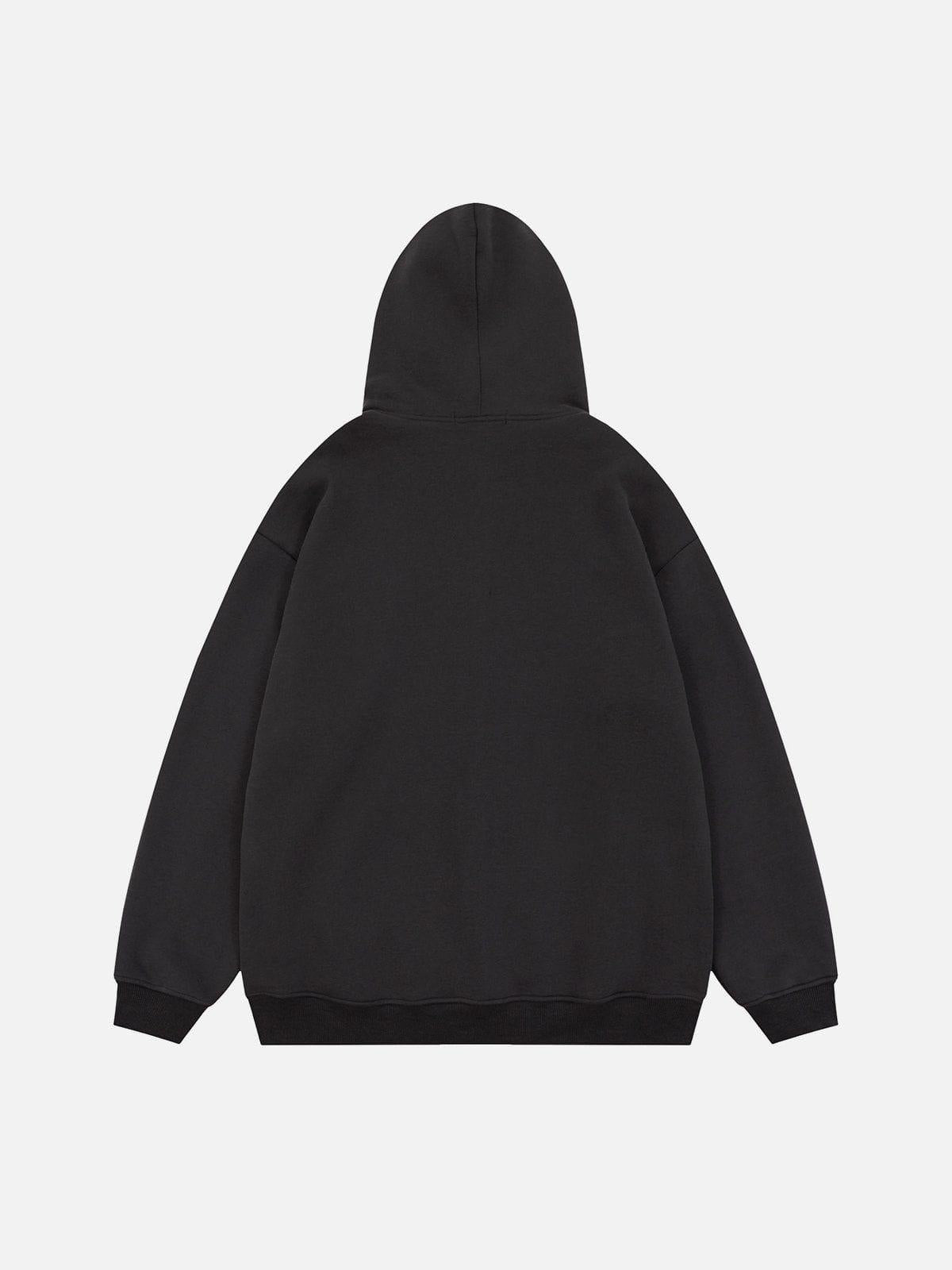 Concert Outfit Star Print Fleece Zip Hoodie Concert Outfit Star Print Fleece Zip Hoodie