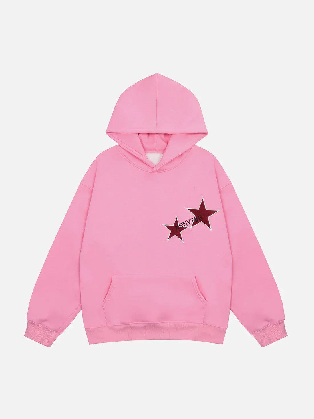 Concert Outfit Star Print Hoodie 'KENVIBE' Concert Outfit Star Print Hoodie 'KENVIBE'