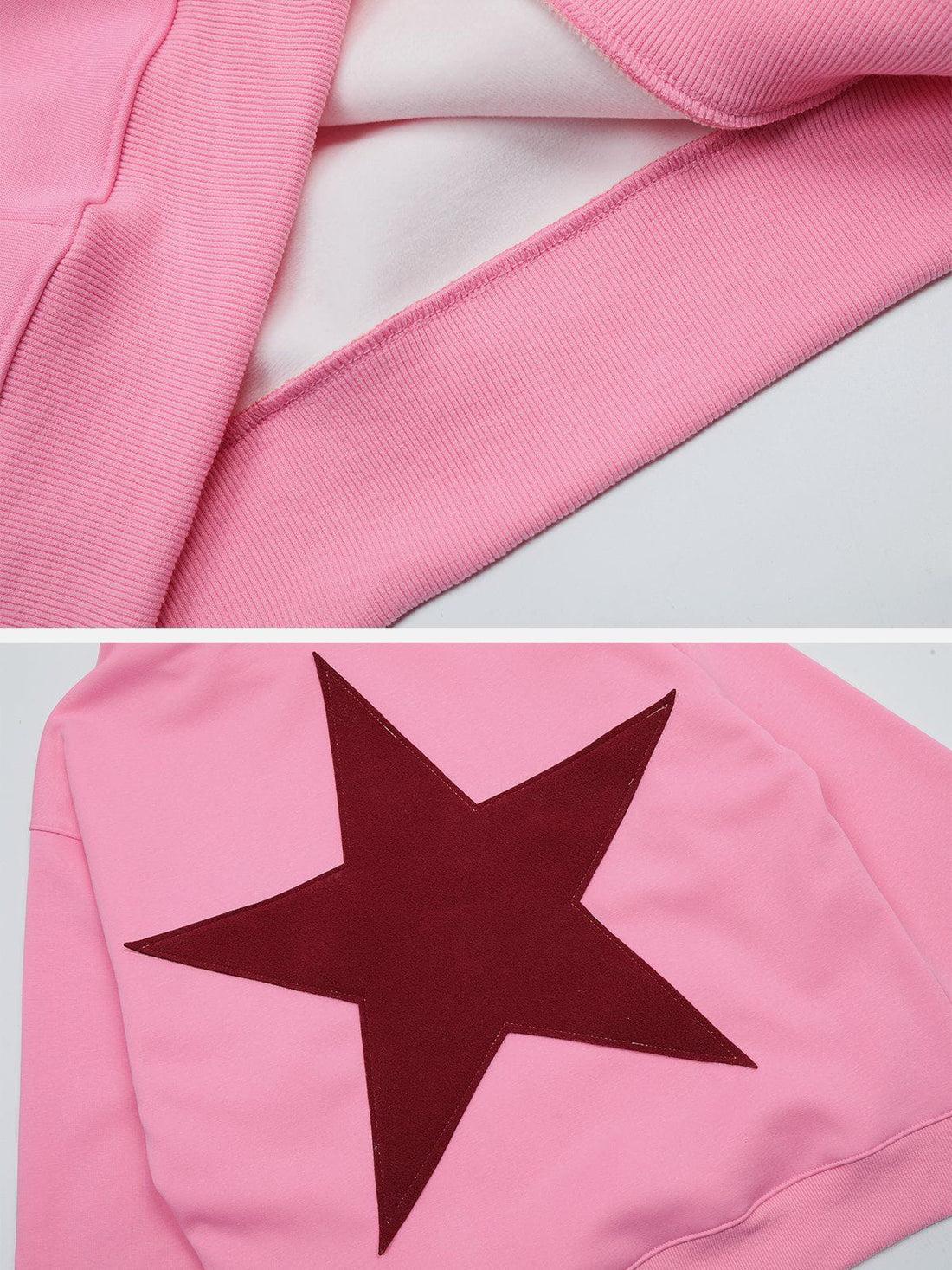 Concert Outfit Star Print Hoodie 'KENVIBE' Concert Outfit Star Print Hoodie 'KENVIBE'