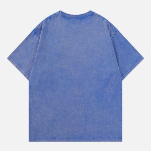 Concert Outfit Star Print Washed Tee