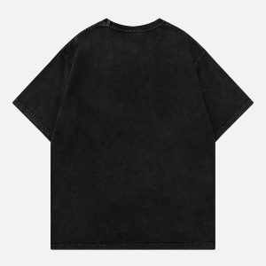 Concert Outfit Star Print Washed Tee