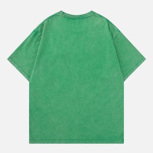 Concert Outfit Star Print Washed Tee