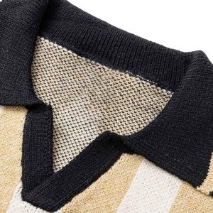 Concert Outfit Star Rugby Striped Sweater