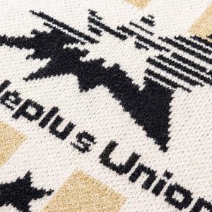 Concert Outfit Star Rugby Striped Sweater