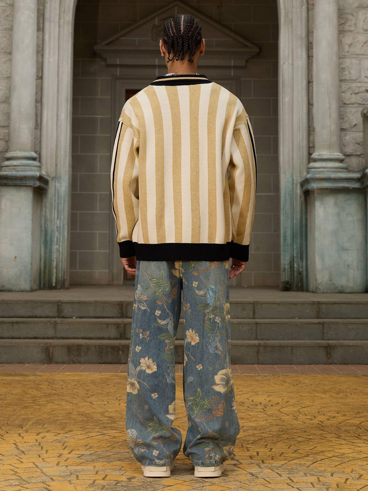 Concert Outfit Star Rugby Striped Sweater Concert Outfit Star Rugby Striped Sweater