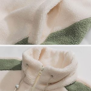 Concert Outfit Star Sky Sherpa Coat