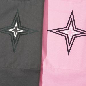 Concert Outfit Star Stitched Studded Long Sleeve T-Shirt