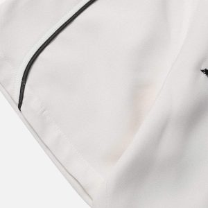 Concert Outfit Star Zipper Design Shirt